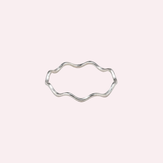Amy - Minimalist ring - Stainless Steel - Silver